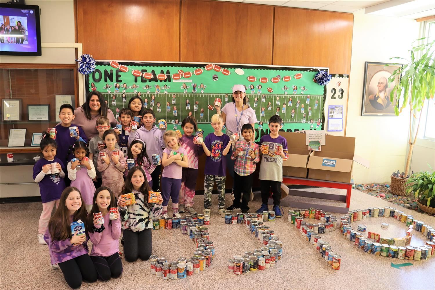  Congrats on Collecting 284 Cans for our Souper Bowl for LI Harvest! Our Prediction is the Chiefs Wi